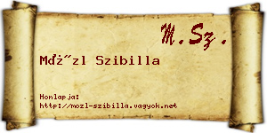 Mözl Szibilla névjegykártya